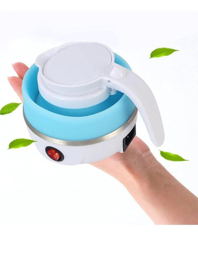 Travel Portable Foldable Electric Kettle Collapsible Water Boiler For Coffee Tea Fast Water Boiling 110V-220V 600ML For Household Use