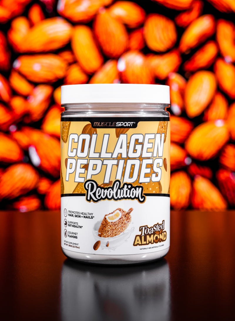 MUSCLE SPORT COLLAGEN PEPTIDES REVOLUTION TOASTED ALMOND
