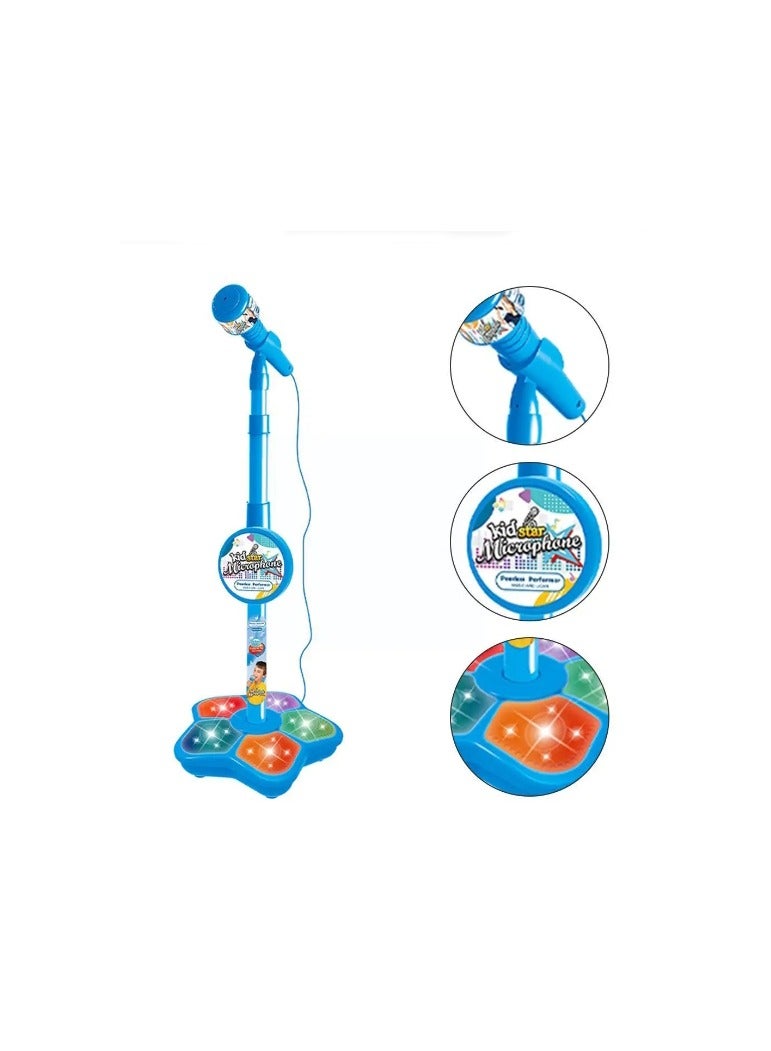 Kids Microphone with Stand Karaoke Song Machine Music Instrument Toys Brain-Training Educational Toys Birthday Gift