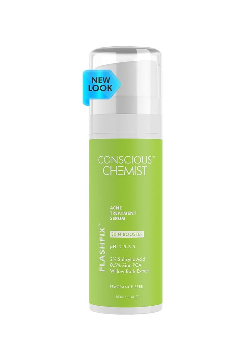 Conscious Chemist 2% Salicylic Acid Acne Treatment Serum Blackheads Open Pores 30ml