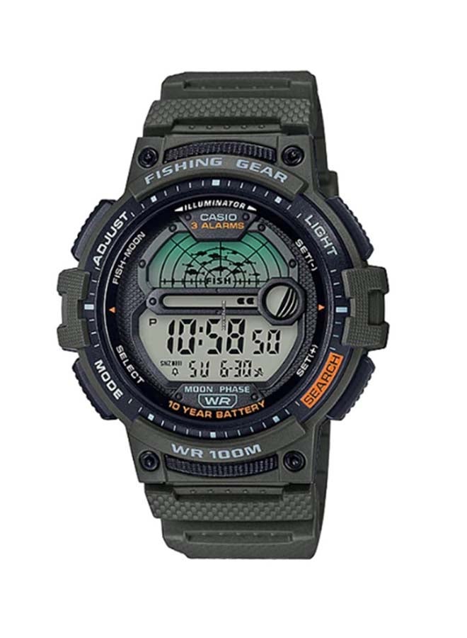 Kids' Resin Digital Wrist Watch WS-1200H-3AVDF