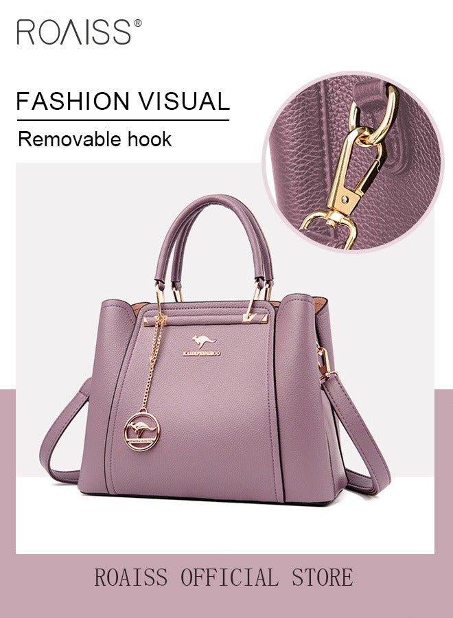 Leather Women Shoulder Bag Women's Handbag Elegant Patent Leather Bag Waterproof Handbag Shoulder Bag Women Large Capacity Bag