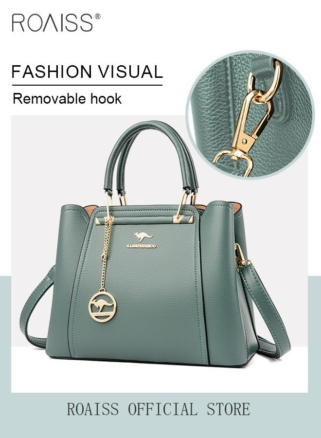 Leather Women Shoulder Bag Women's Handbag Elegant Patent Leather Bag Waterproof Handbag Shoulder Bag Women Large Capacity Bag
