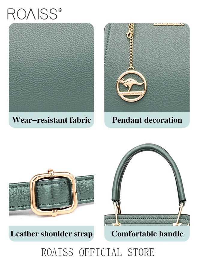 Leather Women Shoulder Bag Women's Handbag Elegant Patent Leather Bag Waterproof Handbag Shoulder Bag Women Large Capacity Bag