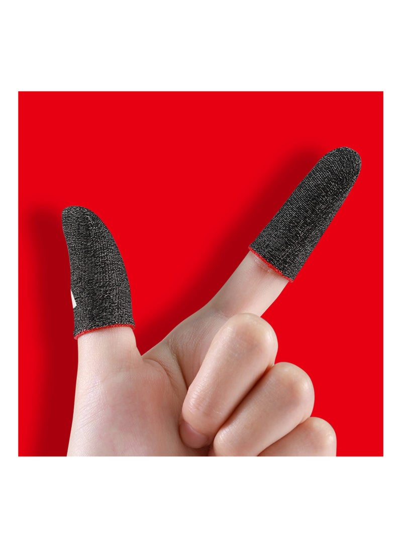 Mobile Game Controller Finger Sleeve Sets, Anti-Sweat Breathable Full Touch Screen Sensitive Shoot Aim Joysticks Finger Set For Pubg/Knives Out/Rules Of Survival