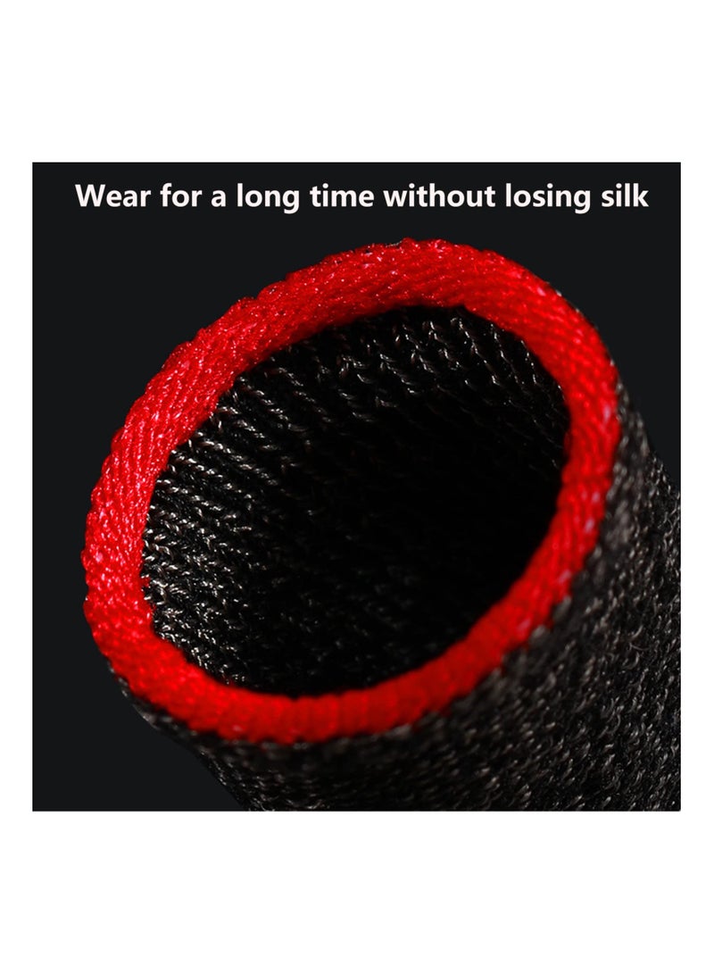 Mobile Game Controller Finger Sleeve Sets, Anti-Sweat Breathable Full Touch Screen Sensitive Shoot Aim Joysticks Finger Set For Pubg/Knives Out/Rules Of Survival