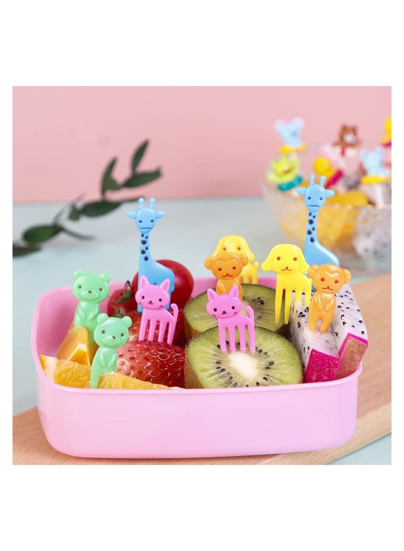 Animal Food Picks for Kids, Cute Bento Picks for Kids, Fun Kids Food Picks for Bento Box Toothpicks