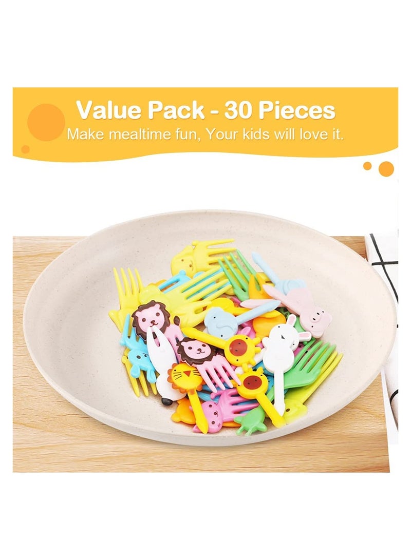 Animal Food Picks for Kids, Cute Bento Picks for Kids, Fun Kids Food Picks for Bento Box Toothpicks