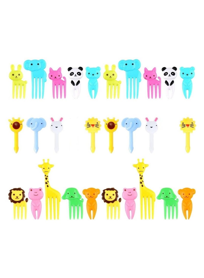Animal Food Picks for Kids, Cute Bento Picks for Kids, Fun Kids Food Picks for Bento Box Toothpicks