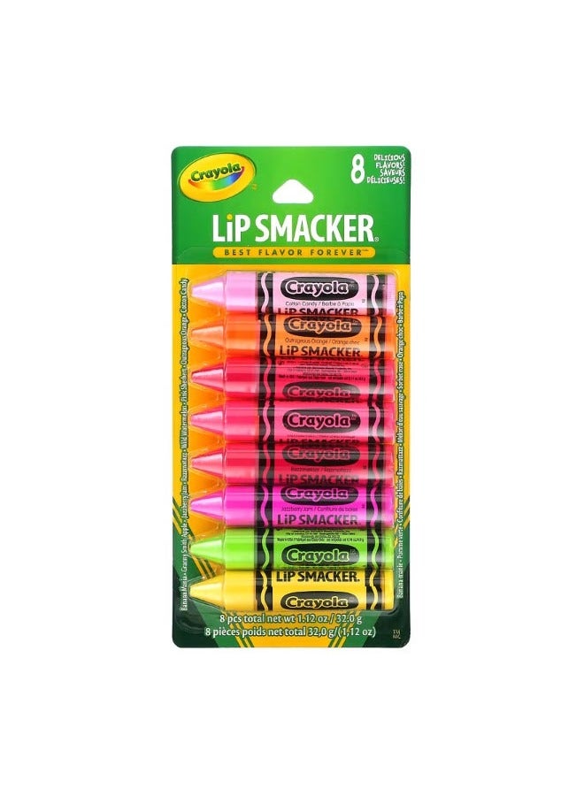 Crayola Lip Balm Party Pack 8 Pieces 0.14 oz 4 g Each