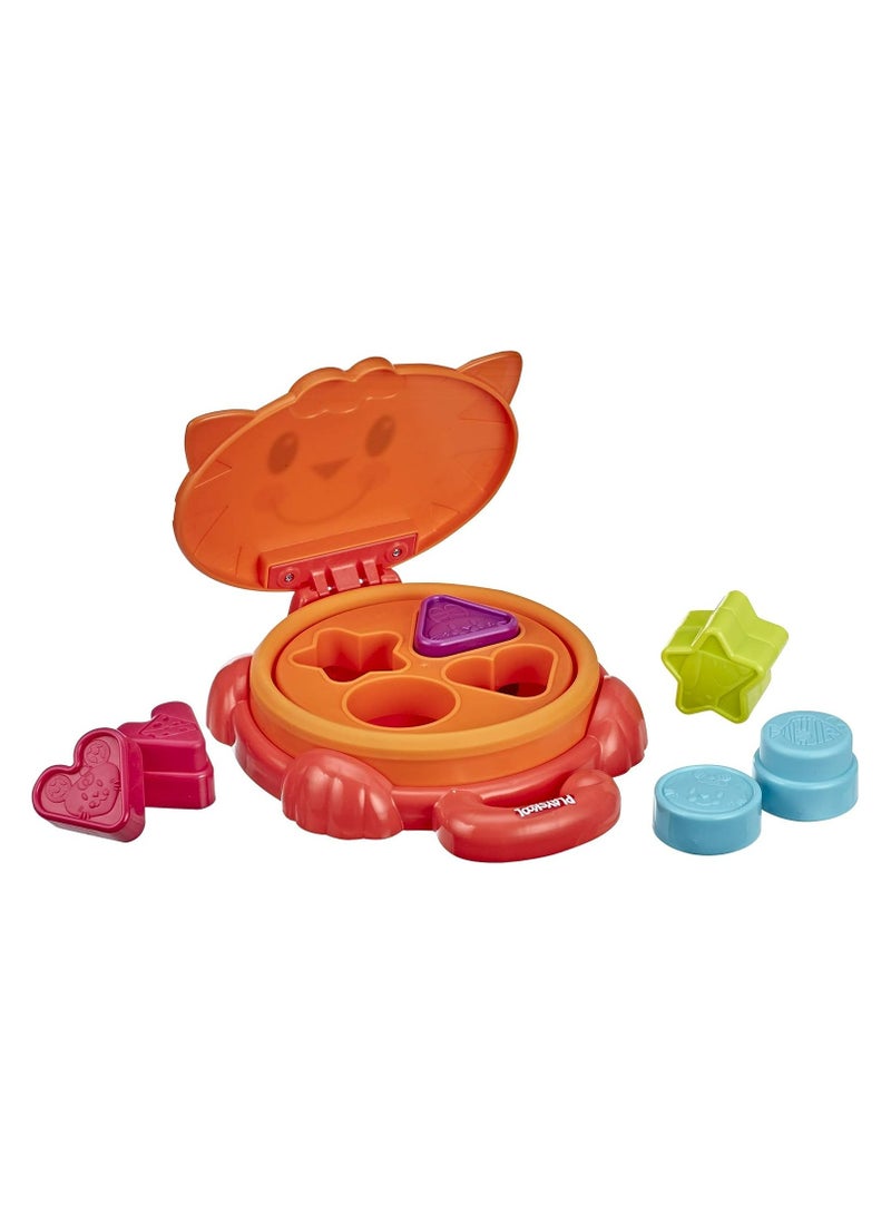 Playskool Pop Up Shape Sorter Toy for Toddlers Over 18 Months with Take-Apart Shapes for Matching, Collapsible for Storage