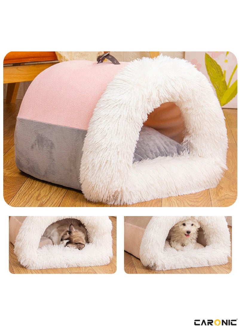 Home Pet Bed For Cats And Small Dogs Bed Removable Washable For Indoor And Outdoor Pets Sleeping Cozy