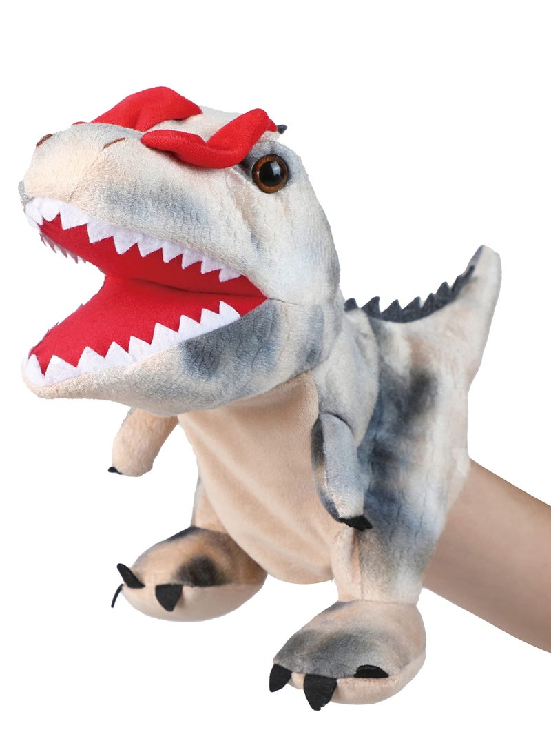 Hand Puppets, Dinosaur Hand Puppets, Dinosaur Puppets for Kids, Dinosaur Toys for Boys Girls, Open Movable Mouth Finger Gift, for Kids Children Role-Play, Preschool, Storytelling