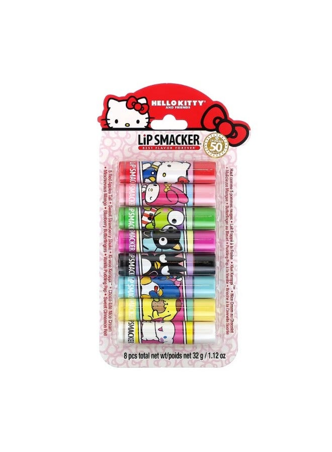Hello Kitty and Friends Lip Balm Assorted 8 Pack 0.14 oz 4 g Each