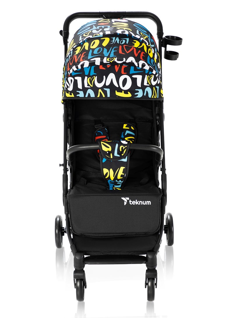 Lightweight And Compact Travelzen Stroller With Extra Wide Canopy - Love