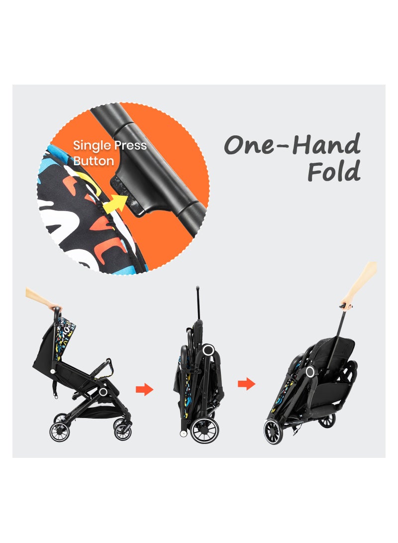 Lightweight And Compact Travelzen Stroller With Extra Wide Canopy - Love