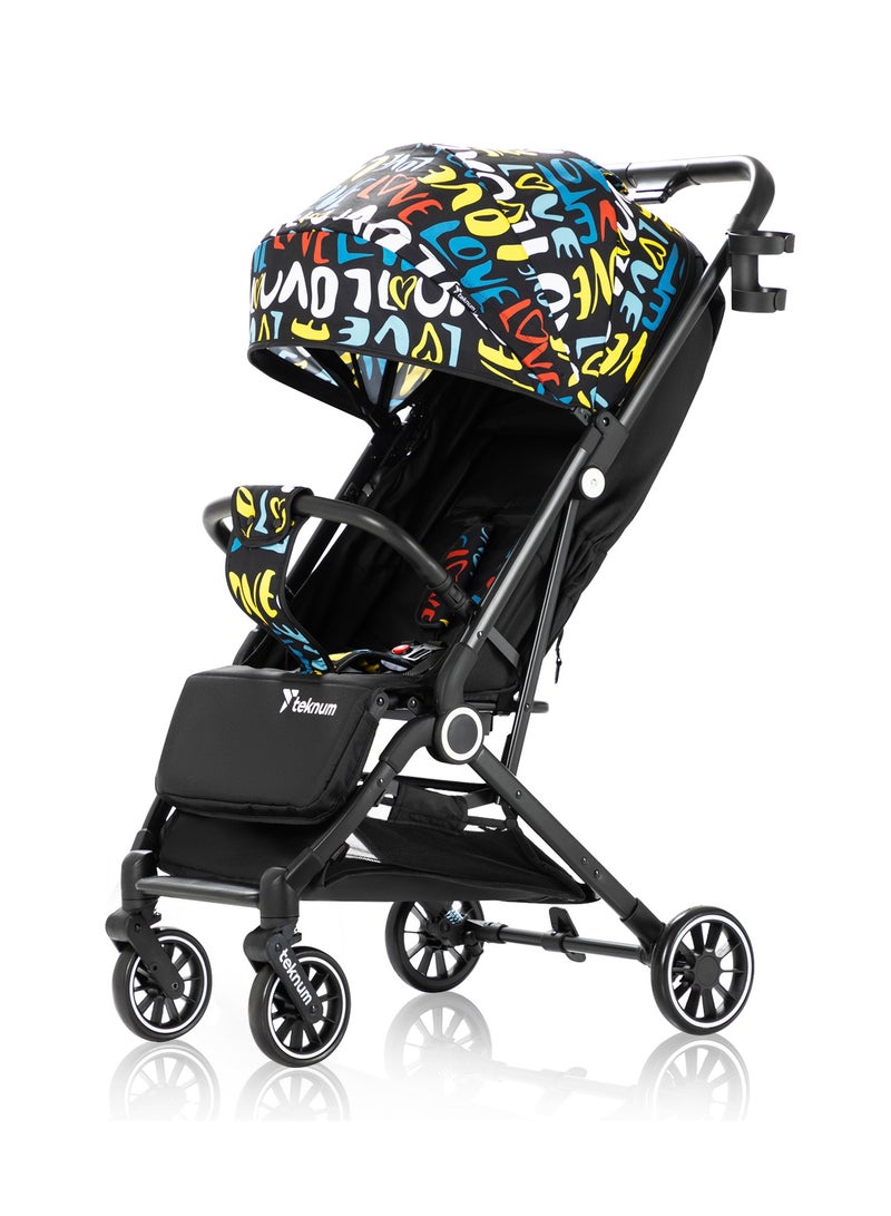 Lightweight And Compact Travelzen Stroller With Extra Wide Canopy - Love