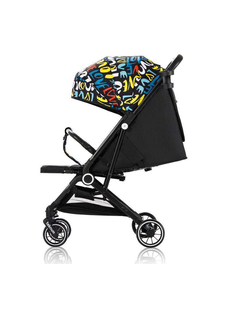 Lightweight And Compact Travelzen Stroller With Extra Wide Canopy - Love