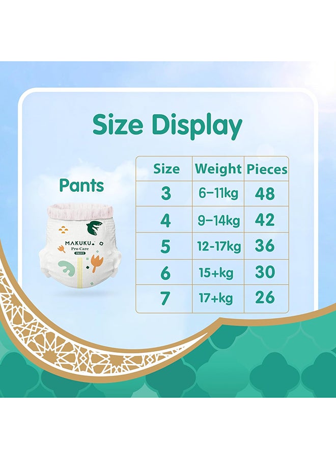 Premium Diapers Procare Pants Size 4 Large  9-14Kg  84 Pieces