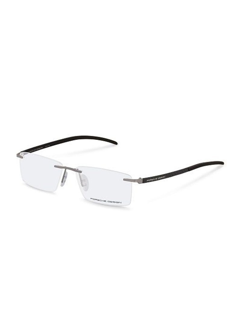 Men's Pilot Eyeglass Frame - P8341 D 56 - Lens Size: 56 Mm