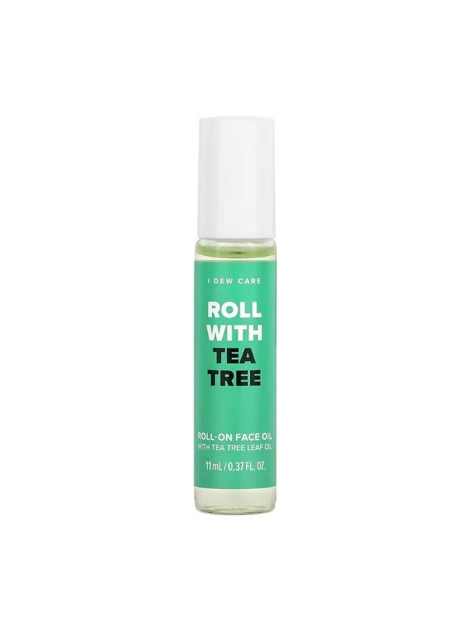 Roll-On Face Oil with Tea Tree Leaf Oil 0.37 fl oz 11 ml