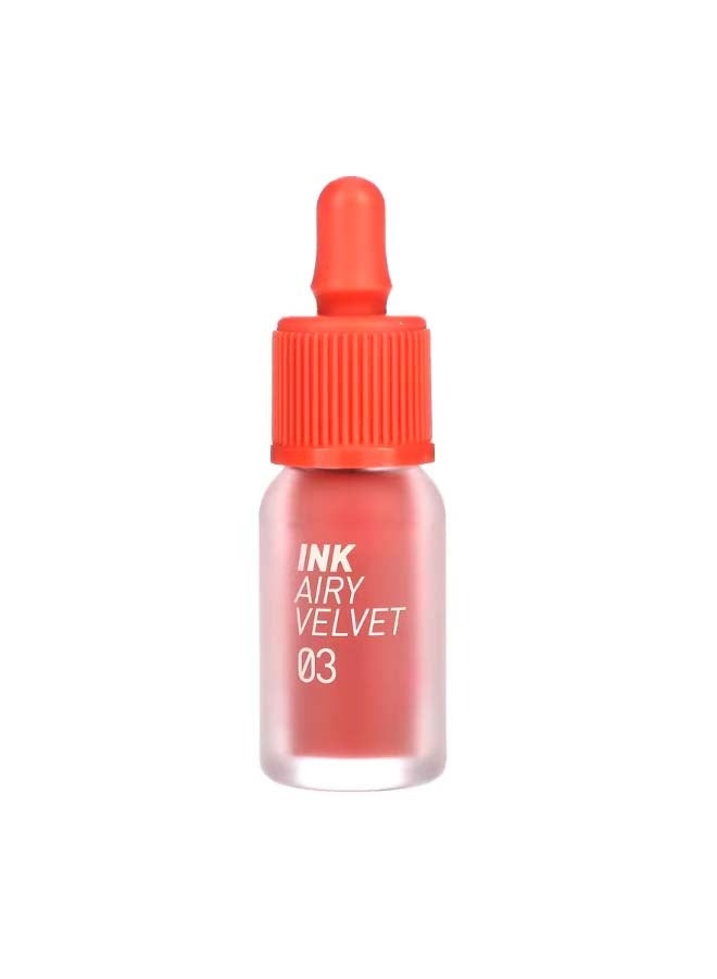 Ink Airy Velvet Lip Tint 03 Cartoon Coral 0.14 oz 4 g