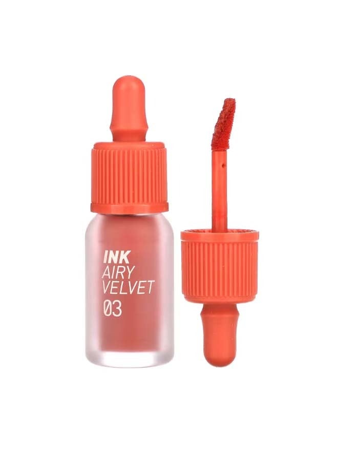 Ink Airy Velvet Lip Tint 03 Cartoon Coral 0.14 oz 4 g