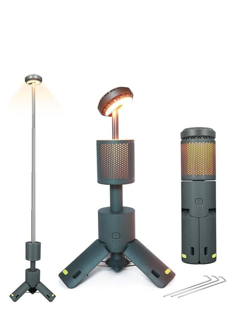 Portable Camping Light Stretchable  Camping Lamp LED Light with Magnet IPX7 Waterproof for Camping Hiking