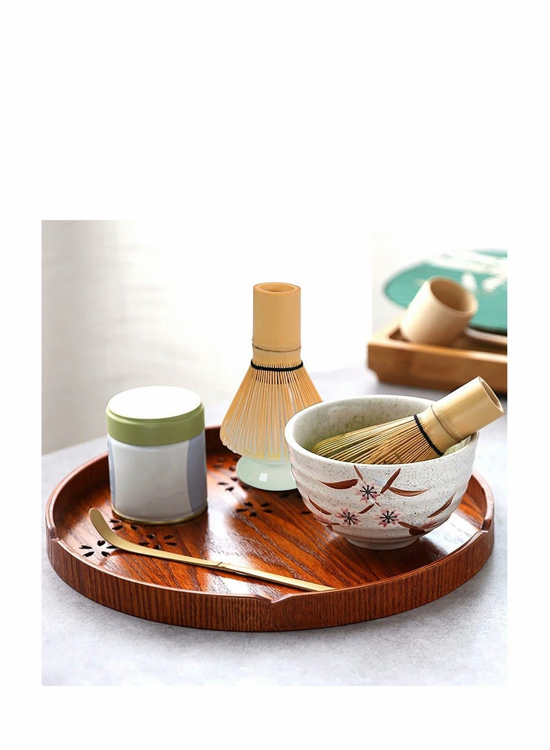 Japanese Tea Set, Traditional Matcha Tool Ceremony Accessories, Blender, Spoon (3 Piece White)