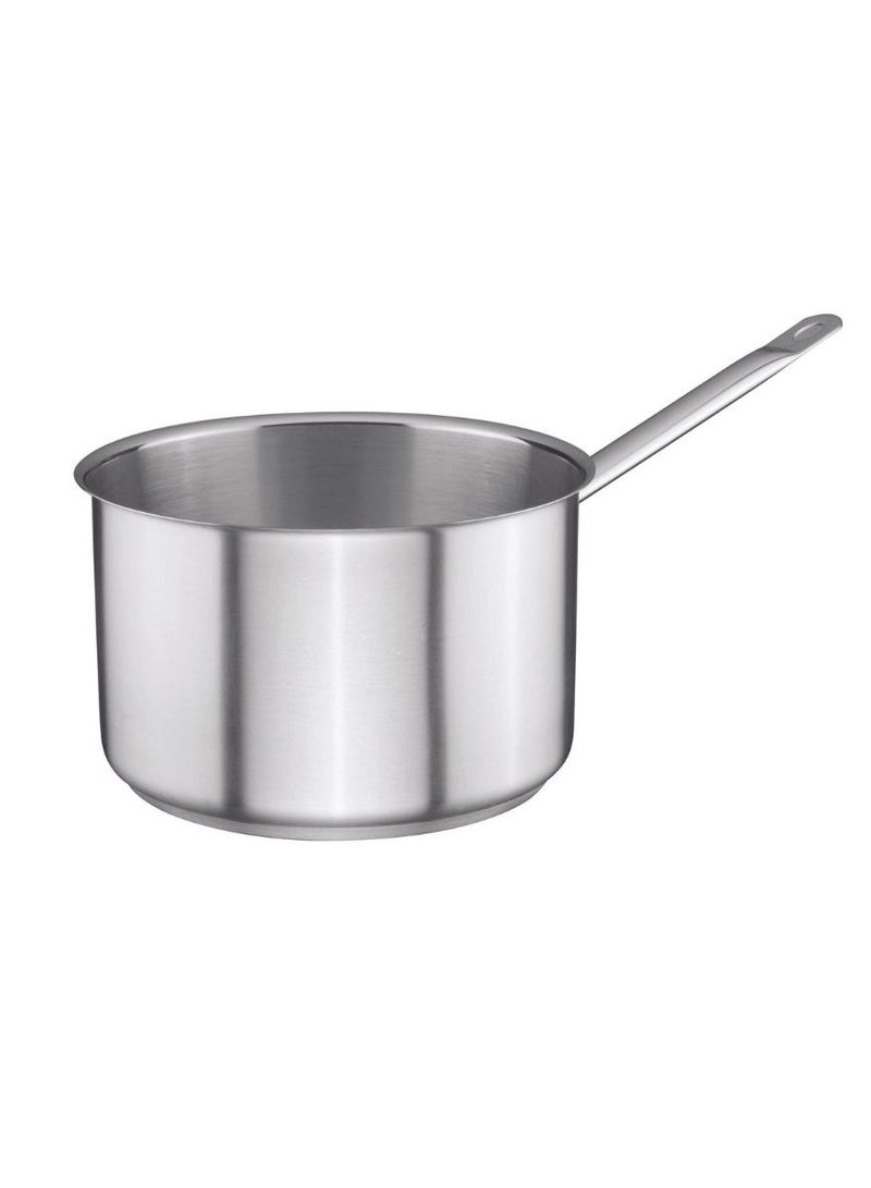 Stainless Steel Induction Sauce Pan 18 cm x 8 cm |Ideal for Hotel,Restaurants & Home cookware |Corrosion Resistance,Dishwasher Safe|Made in Turkey