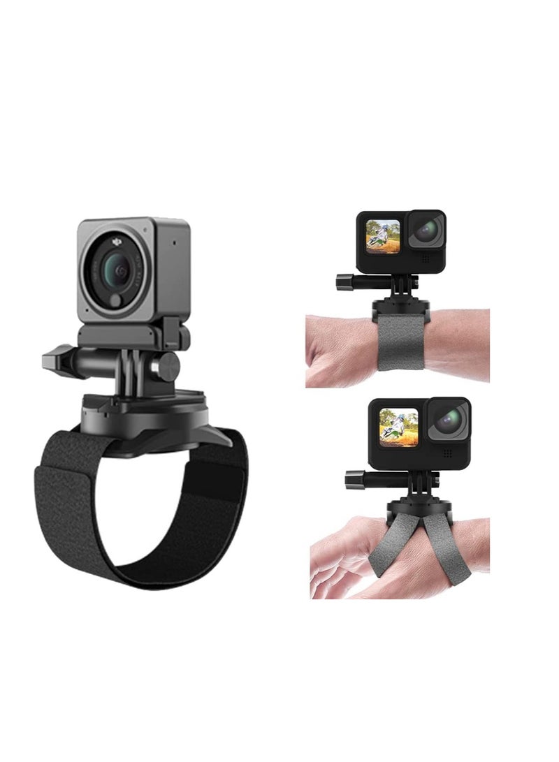 Wrist Strap Mount for DJI Action 2 360° Rotatable Adjustable Arm Band Holder GoPro Max Hero10 Hero9 8 7 Camera Accessories, Outdoor Sports Accessories