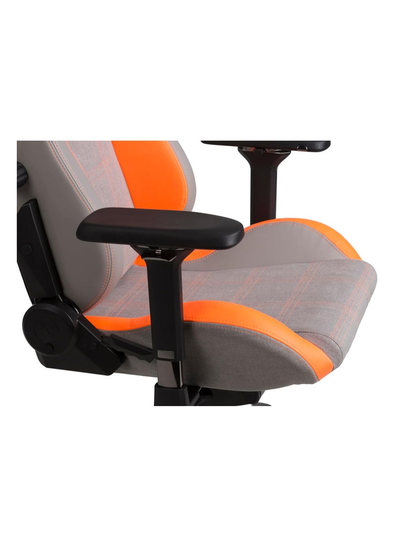 Navodesk APEX AIR Ergonomic Gaming Chair with Magnetic Memory Foam Headrest Lumbar Support FLAMING ORANGE FORMULA SERIES