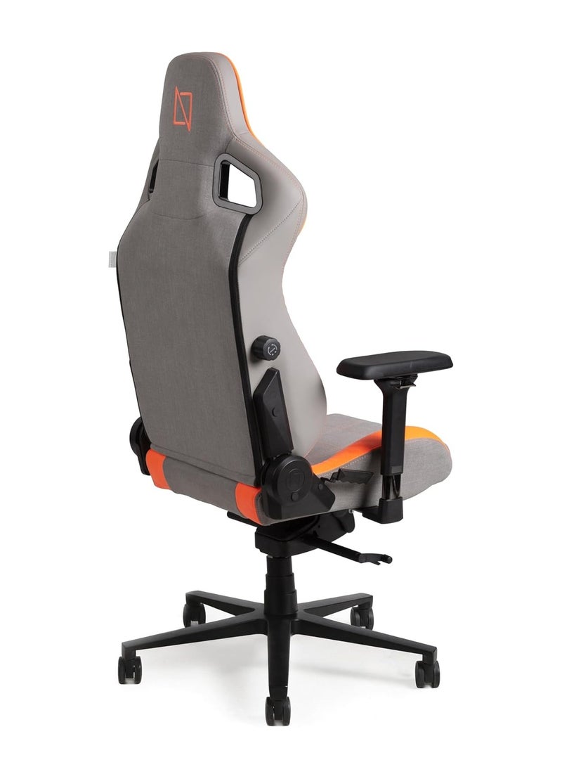 Navodesk APEX AIR Ergonomic Gaming Chair with Magnetic Memory Foam Headrest Lumbar Support FLAMING ORANGE FORMULA SERIES