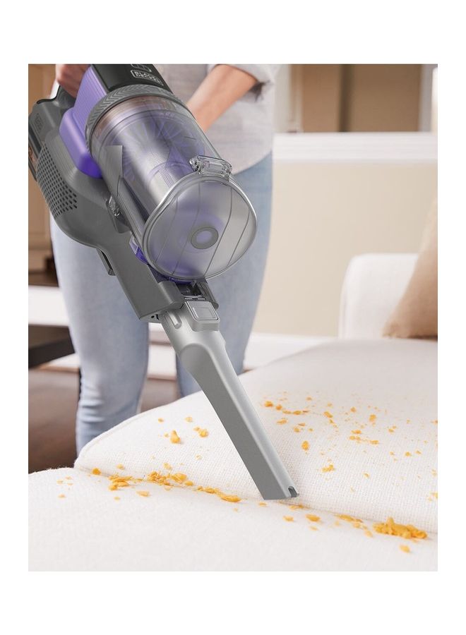 Power Series Cordless Pet Stick Vacuum 40 W BHFEV182CP-GB Purple/Grey