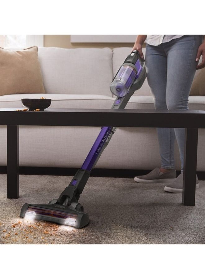 Power Series Cordless Pet Stick Vacuum 40 W BHFEV182CP-GB Purple/Grey