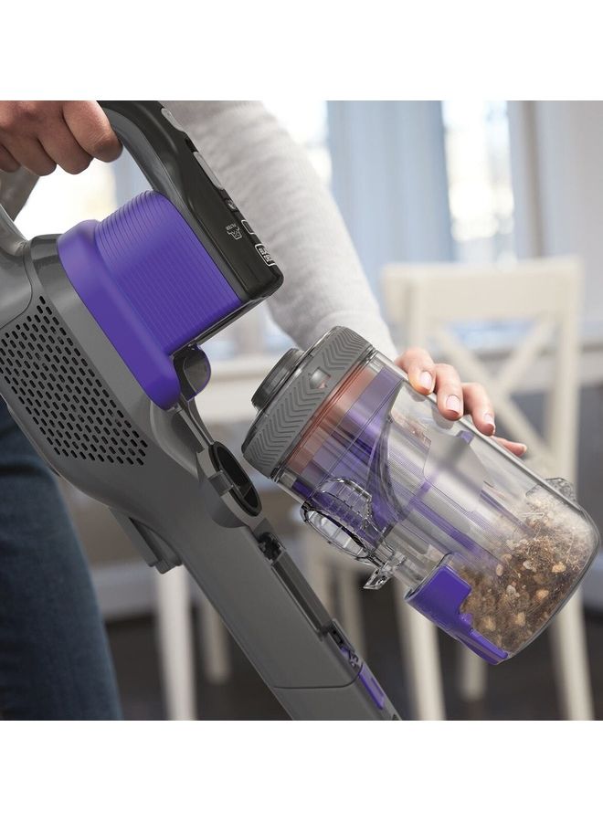 Power Series Cordless Pet Stick Vacuum 40 W BHFEV182CP-GB Purple/Grey