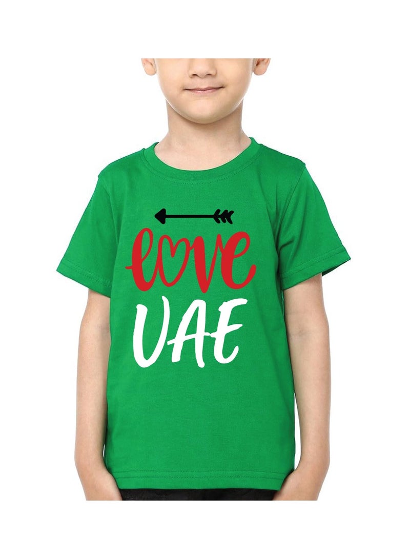 UAE Kids Boys Tshirt  Cap Flag and Badge Combo Pack of 4