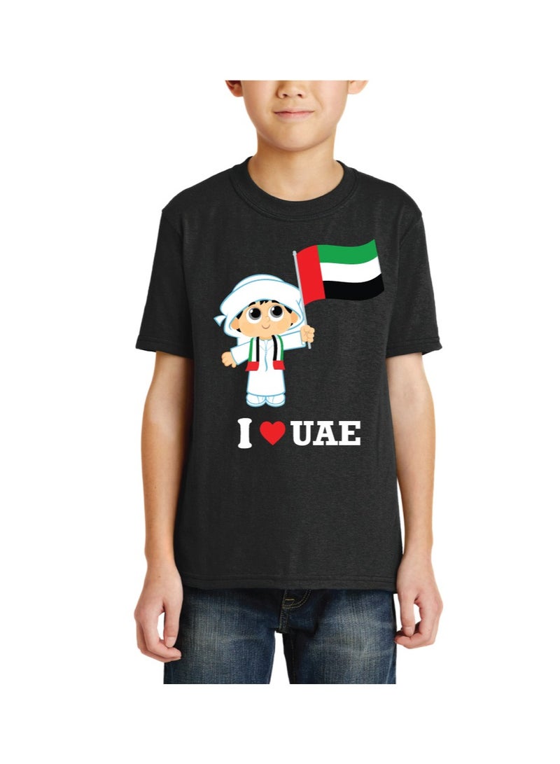 UAE Kids Boys Tshirt  Cap Flag and Badge Combo Pack of 4