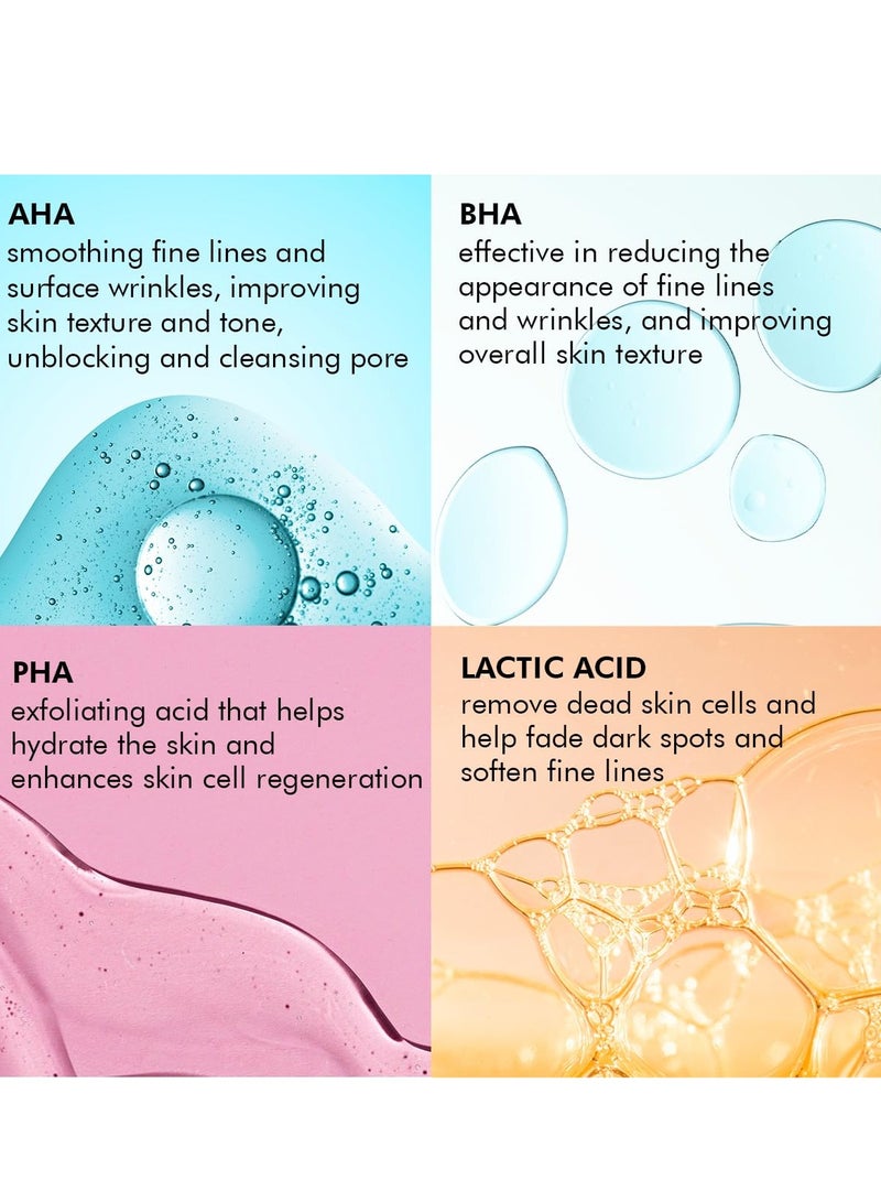 Conscious Chemist Advanced Resurfacing Peeling Solution 25% AHA + 2% BHA 5% PHA Exfoliating Facial Serum 30ml