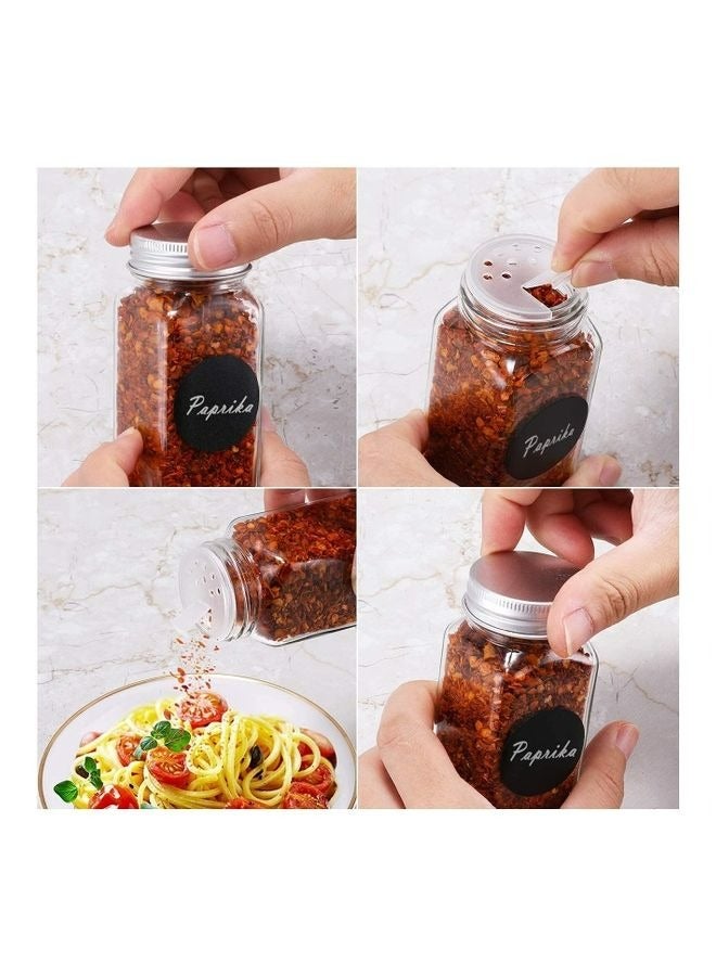 24-Piece Glass Spice Jar Set Multicolour 10.5x4.3cm