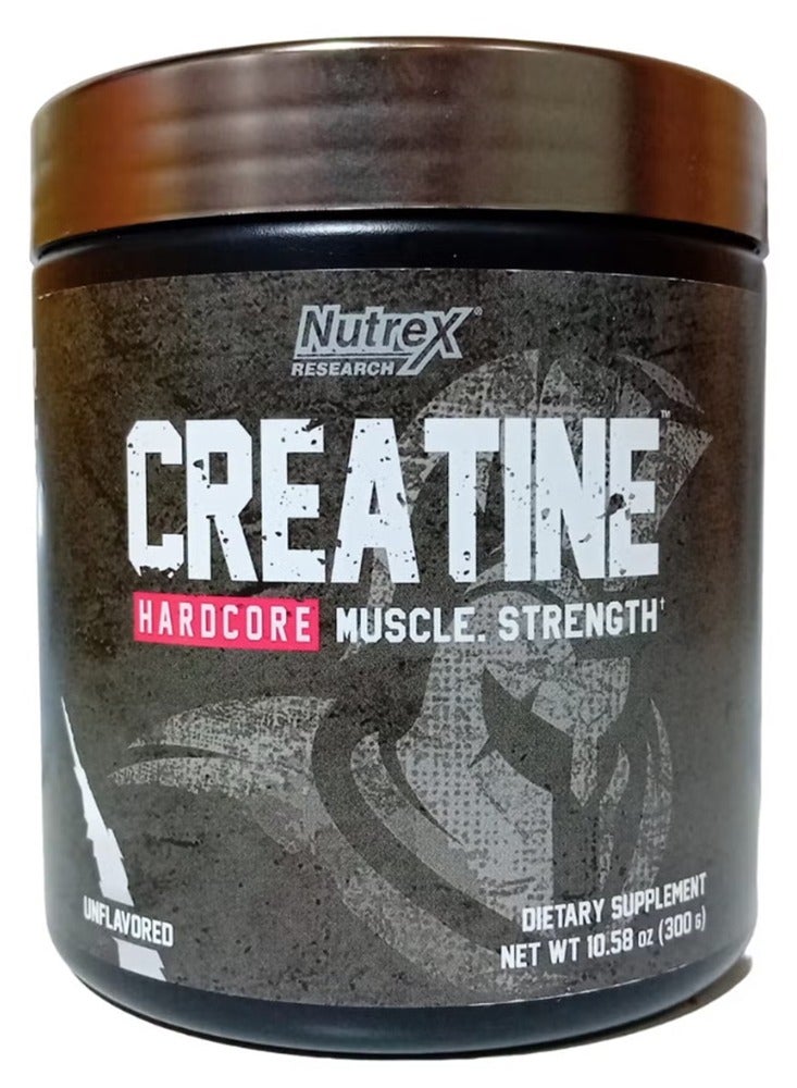 Creatine Hardcore Muscle Strength Dietary Supplement Unflavored 300g