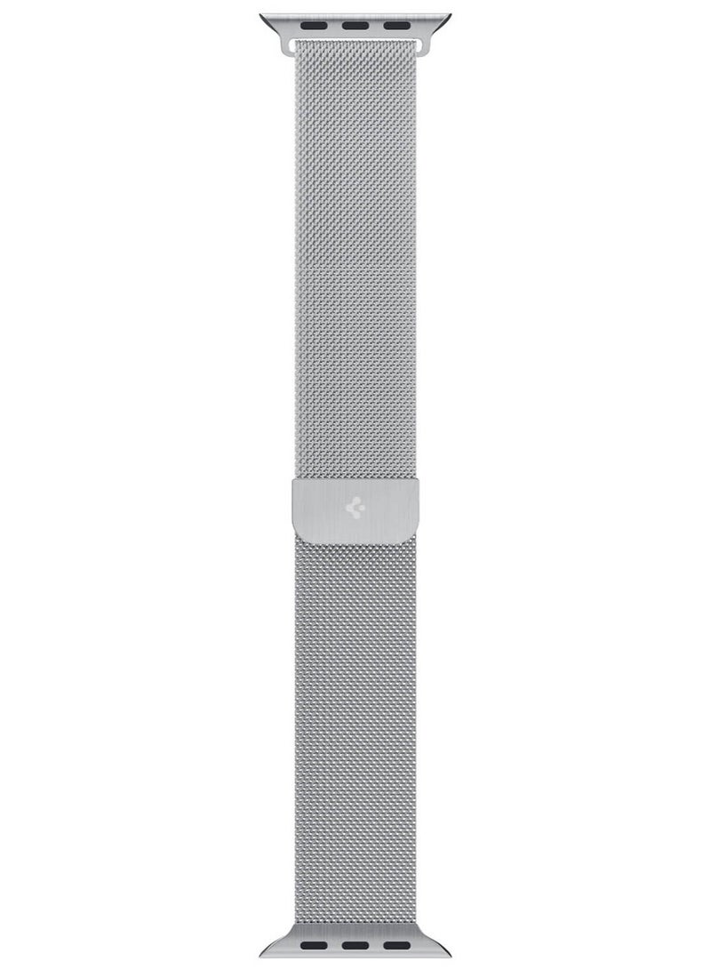 Metal Fit Band for Apple Watch Band Series 9/8/7 (41mm), Series SE2/6/SE/5/4 (40mm) and Series 3/2/1 (38mm) - Silver