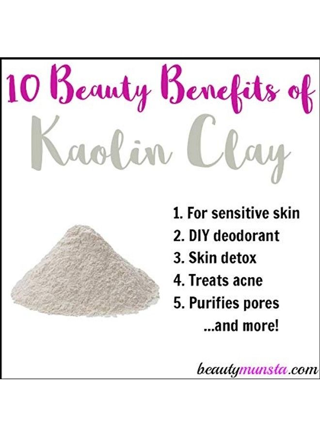 Natural Kaoline Clay Powder For Acne 900grams