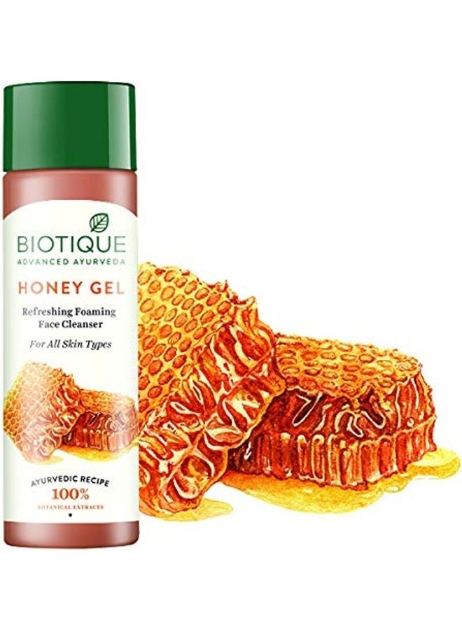 2-Pack Bio Honey Gel Refreshing Foaming Face Cleanser Multicolour 2 x 120ml
