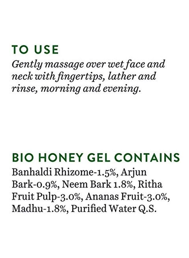 2-Pack Bio Honey Gel Refreshing Foaming Face Cleanser Multicolour 2 x 120ml