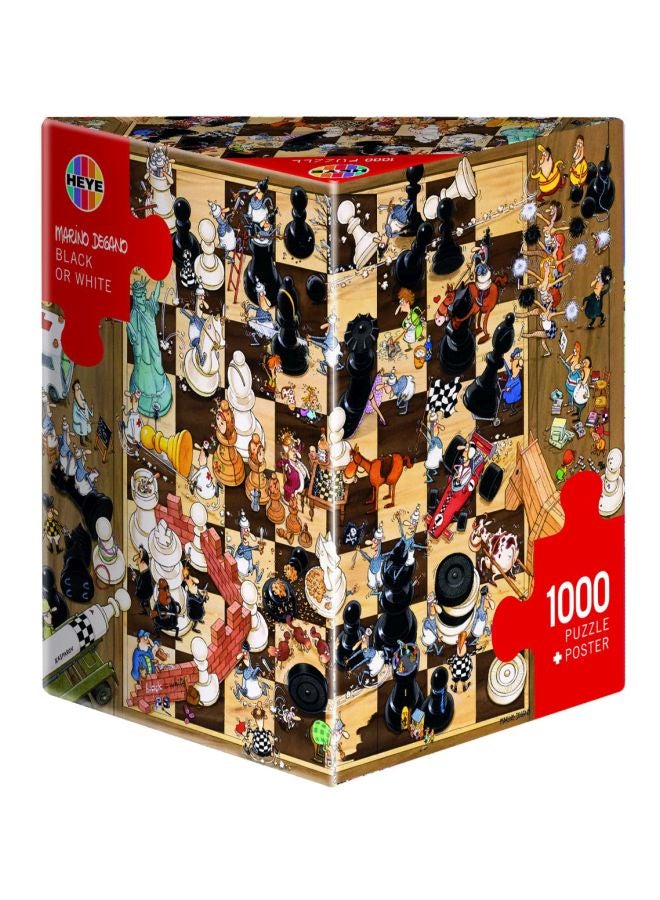 1000-Piece Triangular Degano Jigsaw Puzzle HY08793