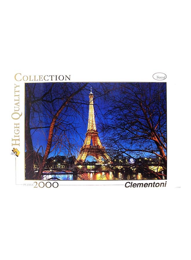 2000-Piece Paris Themed Jigsaw Puzzle Set 325542 2.08x10.9x16.34cm