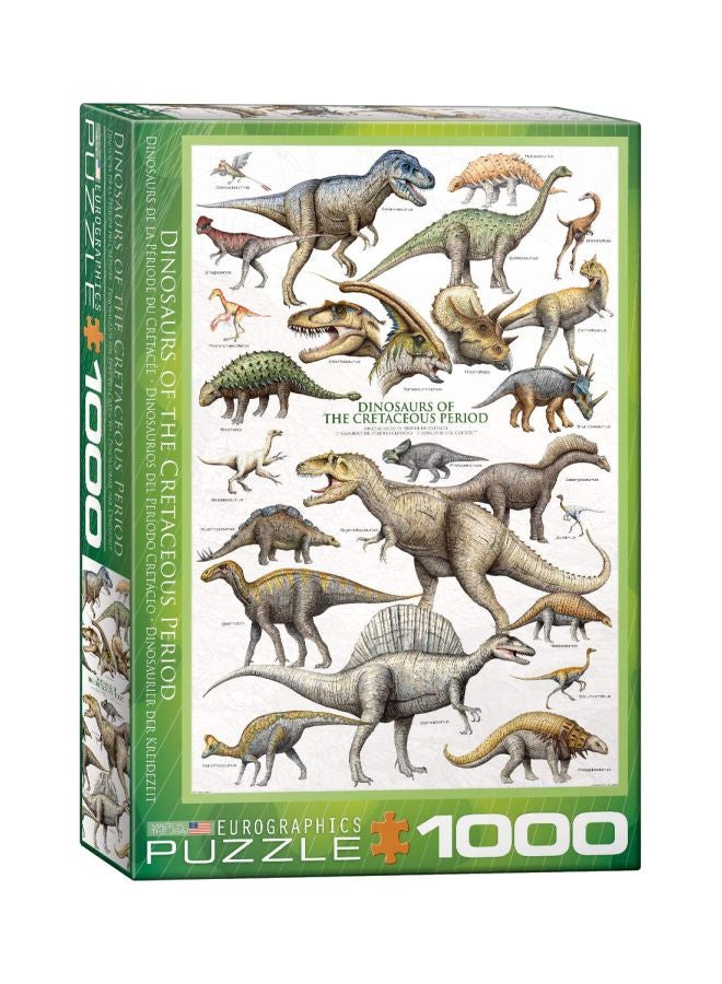 1000-Piece Dinosaurs Cretaceous Jigsaw Puzzle 6000-0098