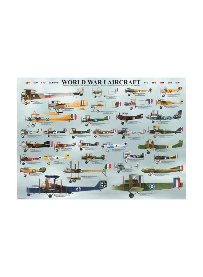 1000-Piece World War I Aircraft Puzzle 6000-0087