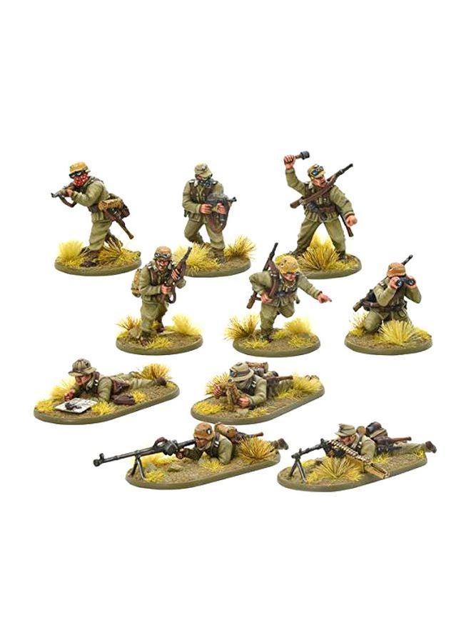 30-Piece Afrika Korps German Grenadiers Miniatures Set